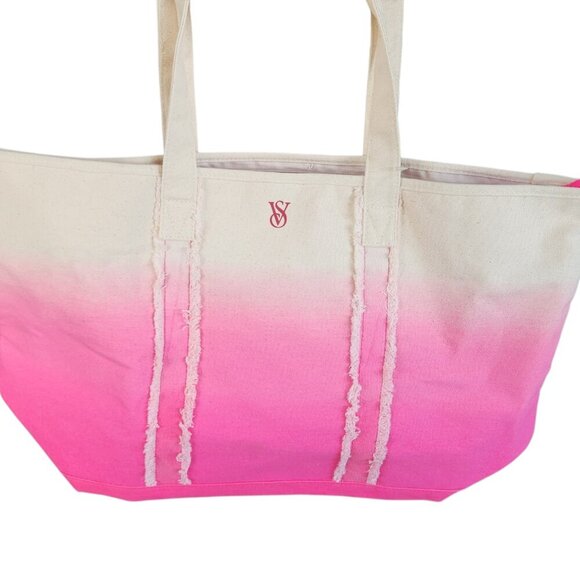 NWT Victoria Secret Ombre Beach Tote - Picture 3 of 11